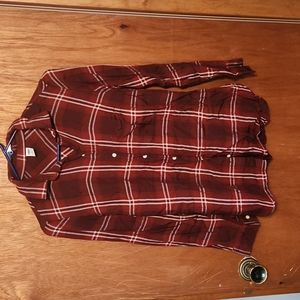 Old navy plaid - maroon
